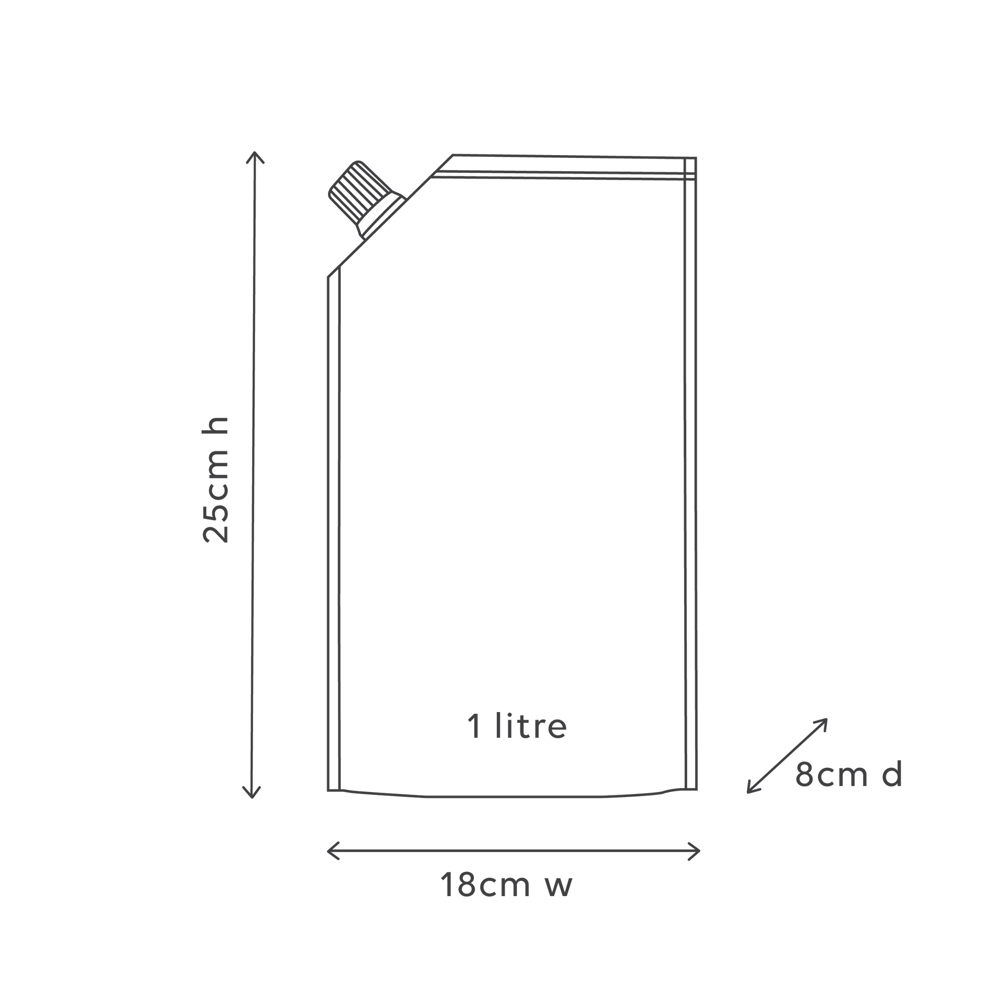 MANGO & LYCHEE | 1 Ltr Hand Wash Refill