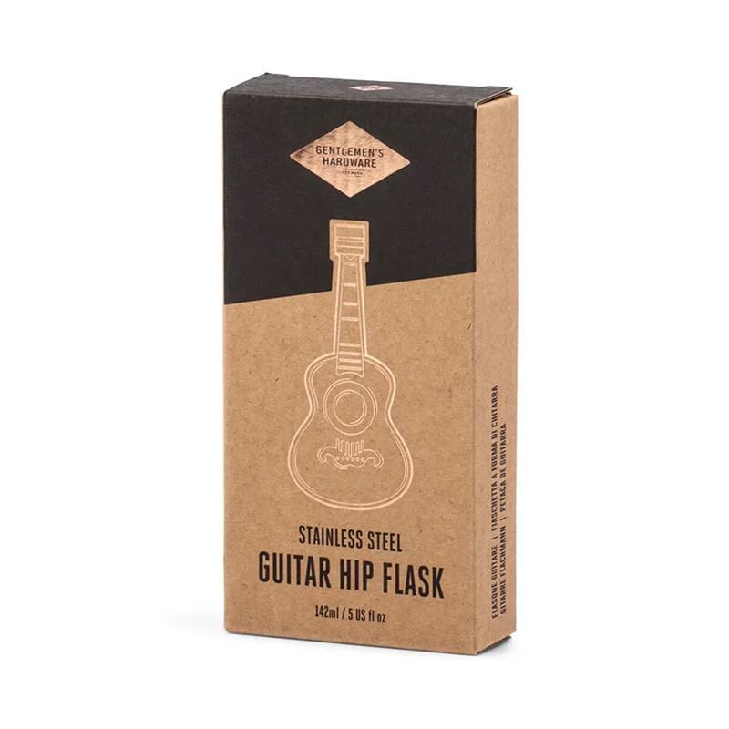 Gentlemens Hardware Guitar Hip Flask detail