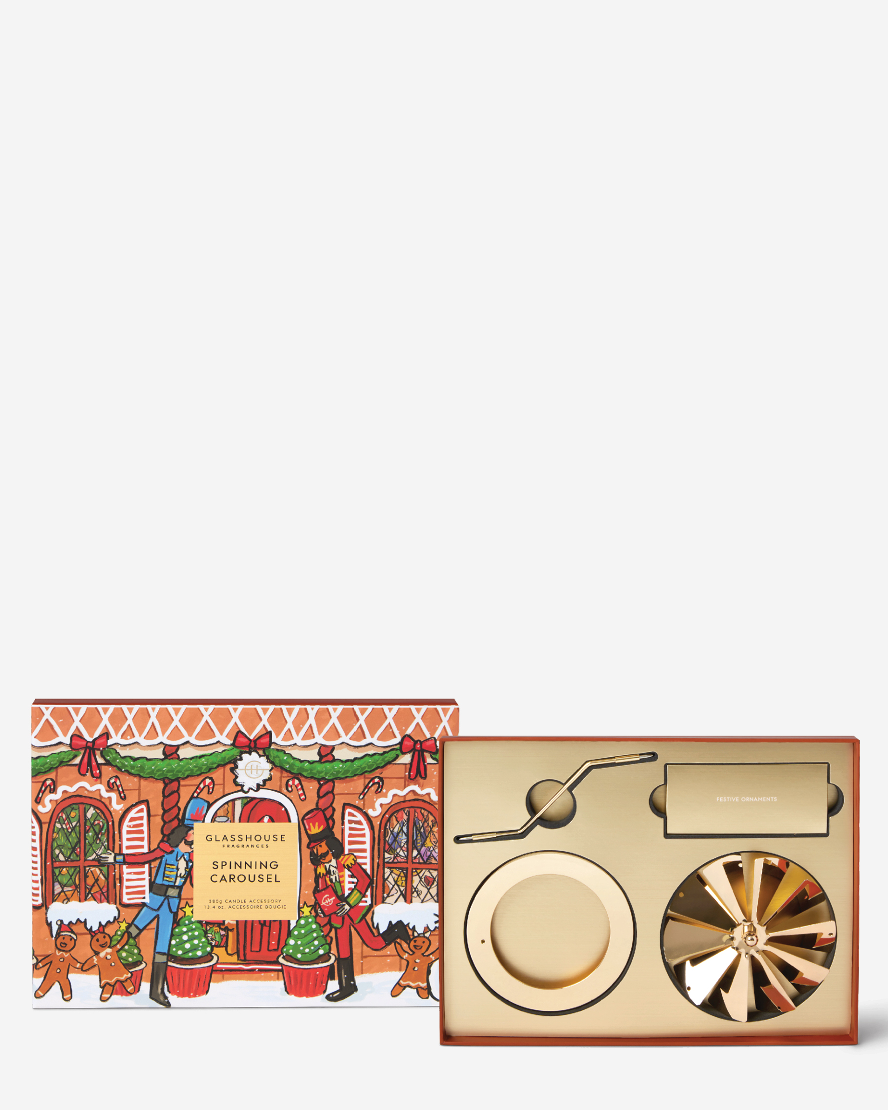 CHRISTMAS SPINNING CAROUSEL | Candle Accessory
