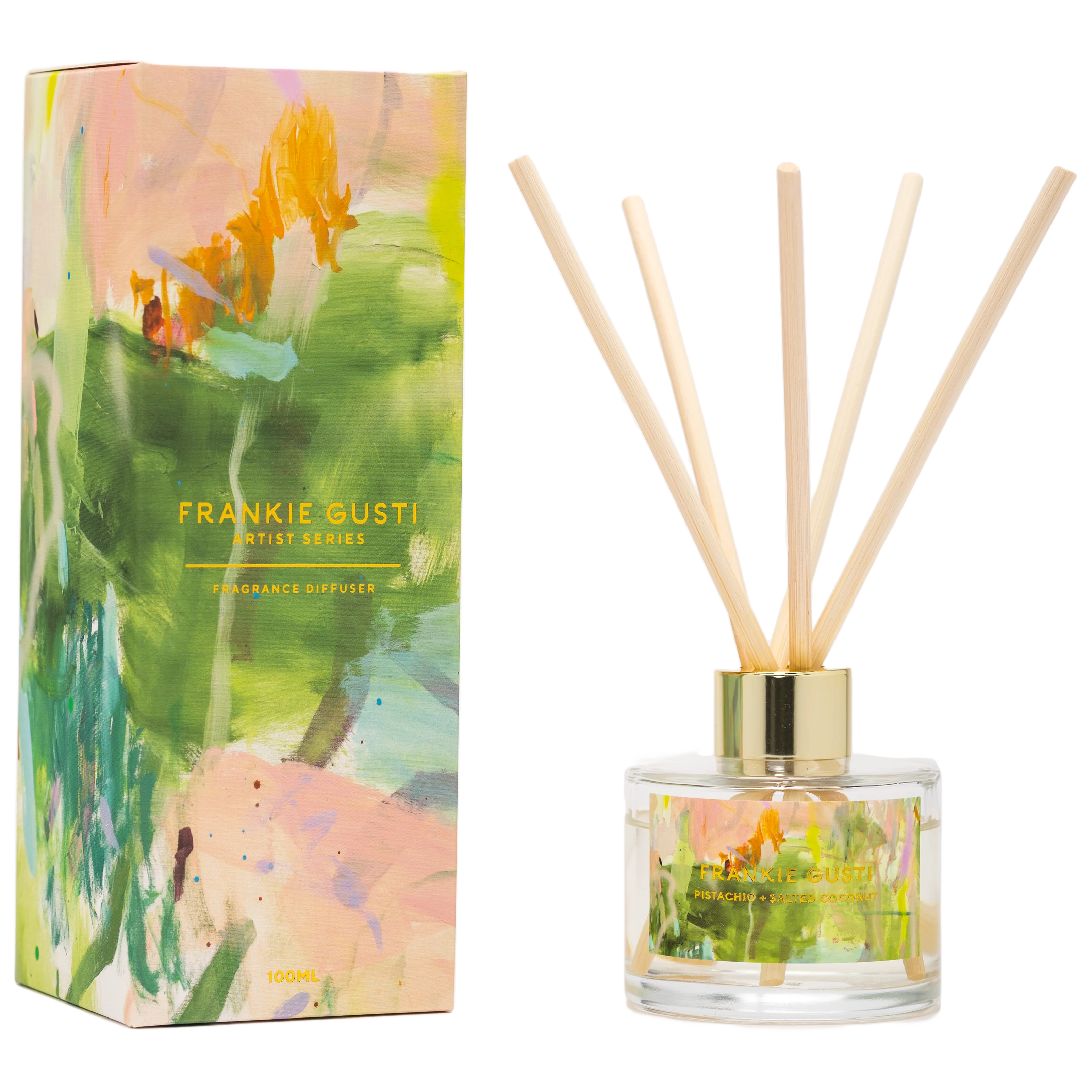 PISTACHIO + SALTED COCONUT | Artist Series Diffuser | Kate Eliza