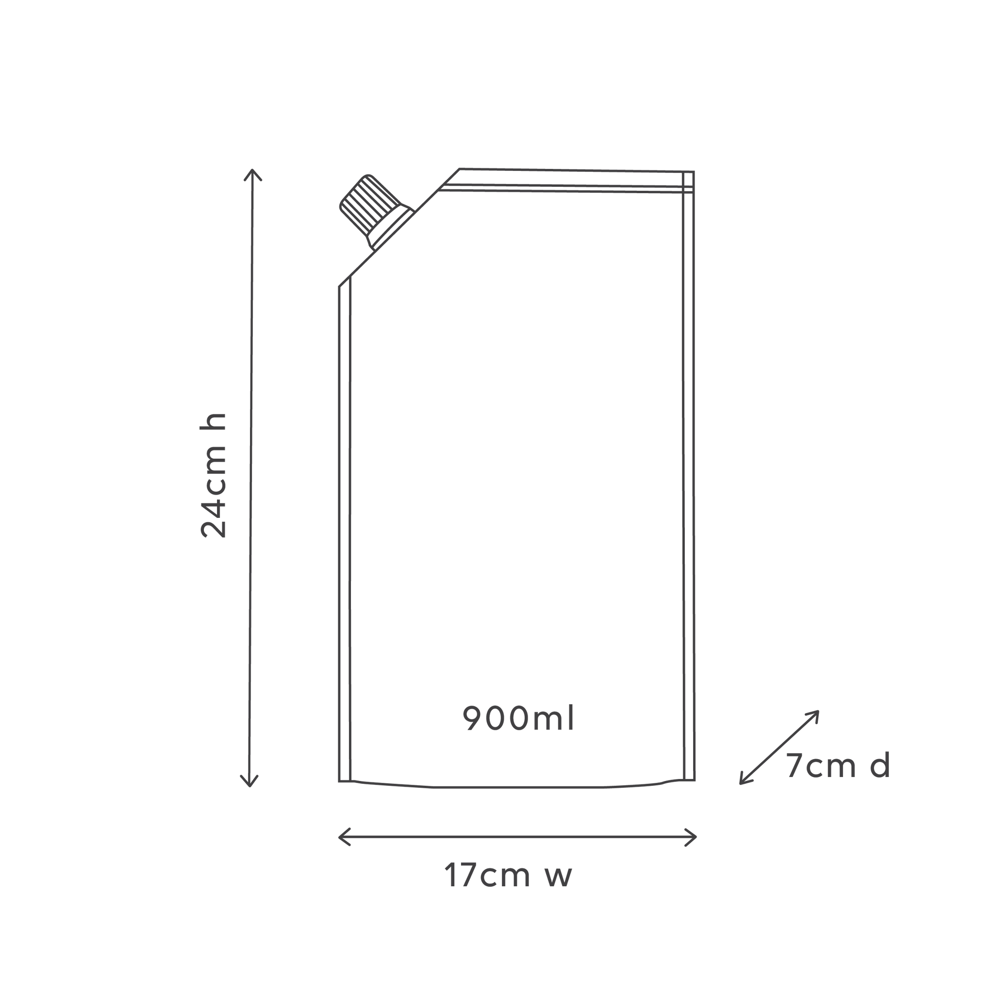 WATERMELON & LIME | 900ml Hand Wash Refill