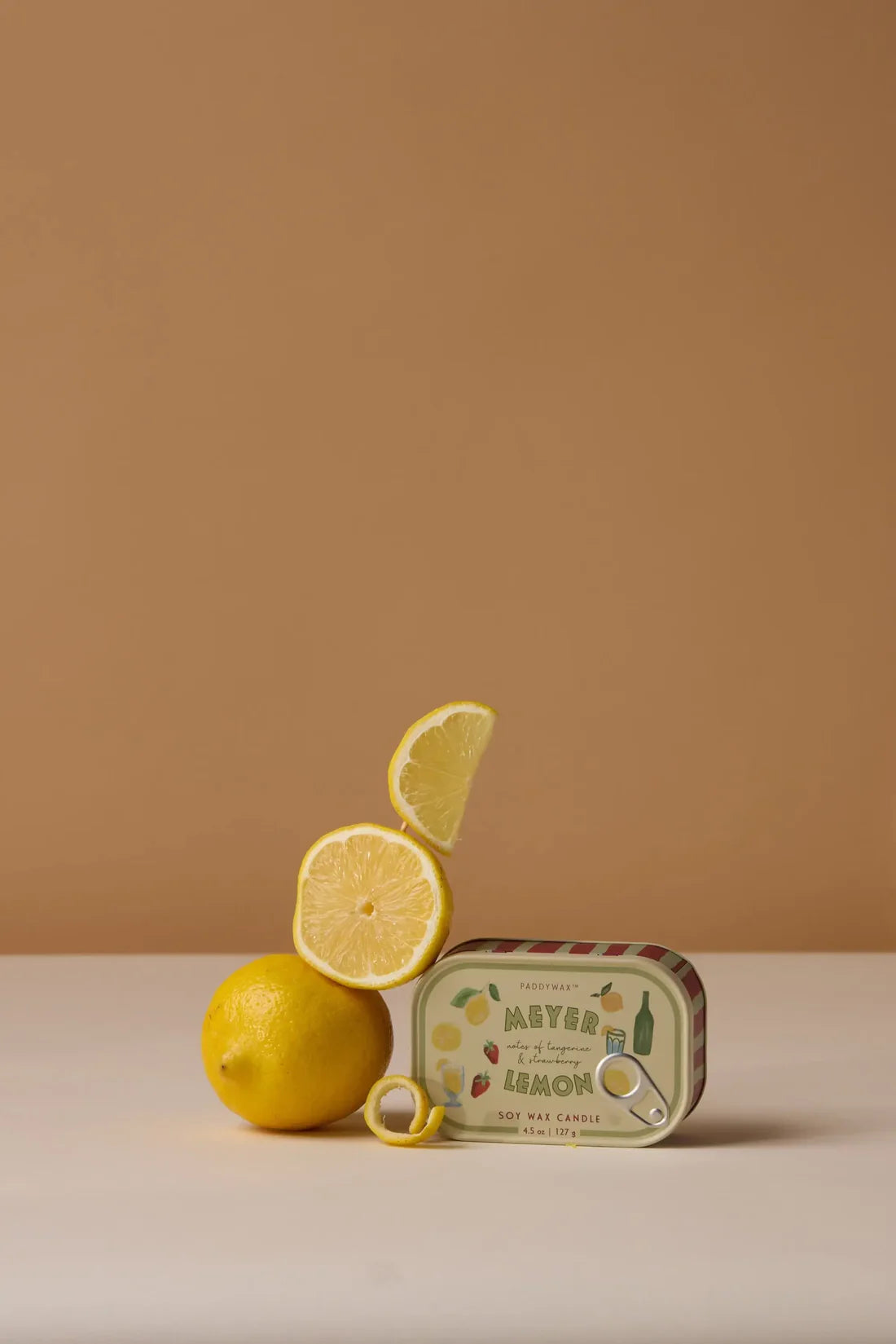 Meyer Lemon Bistro Printed Tin Candle 127g
