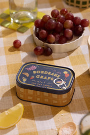 Bordeaux Grape Bistro Printed Tin Candle 127g