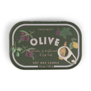 Fig & Olive Bistro Printed Tin Candle 127g