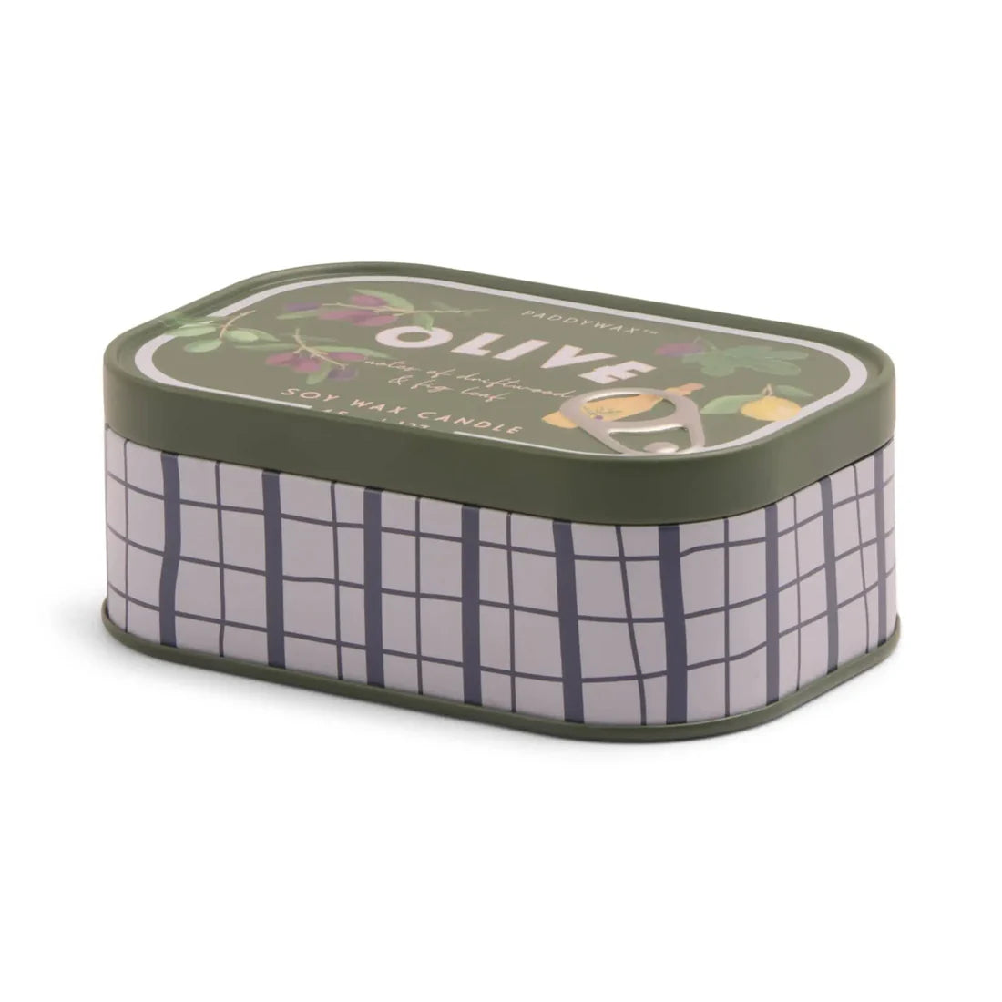 Fig & Olive Bistro Printed Tin Candle 127g