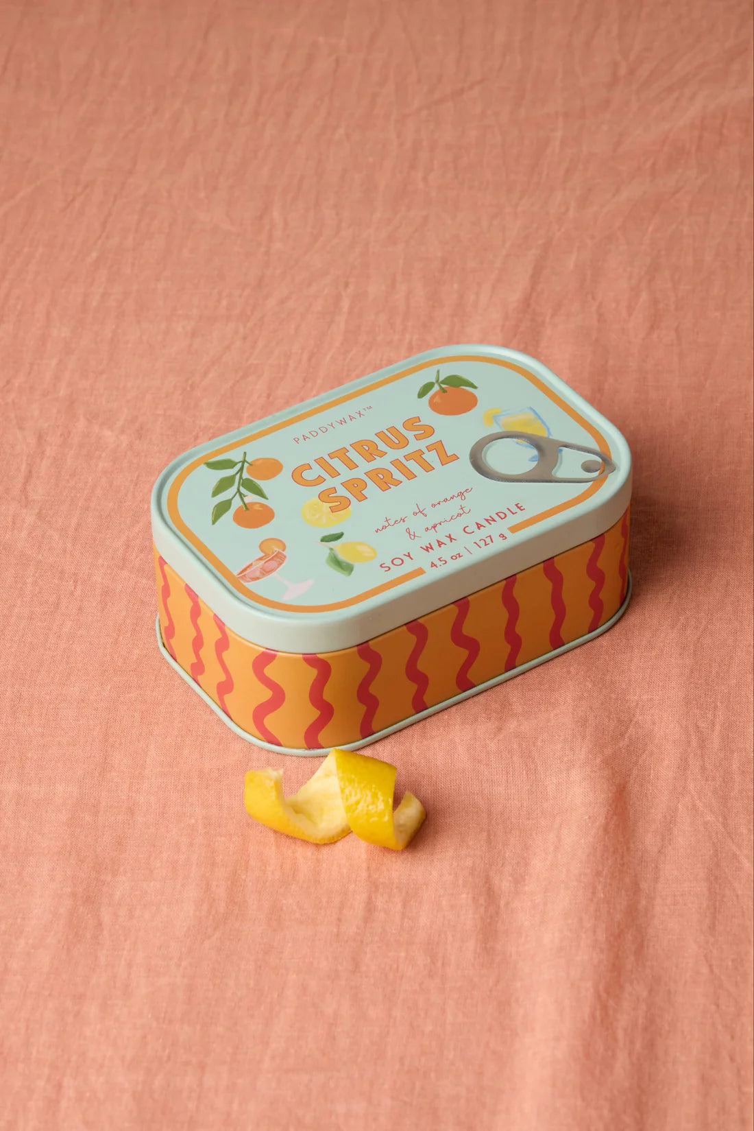 Citrus Spritz Bistro Printed Tin Candle 127g