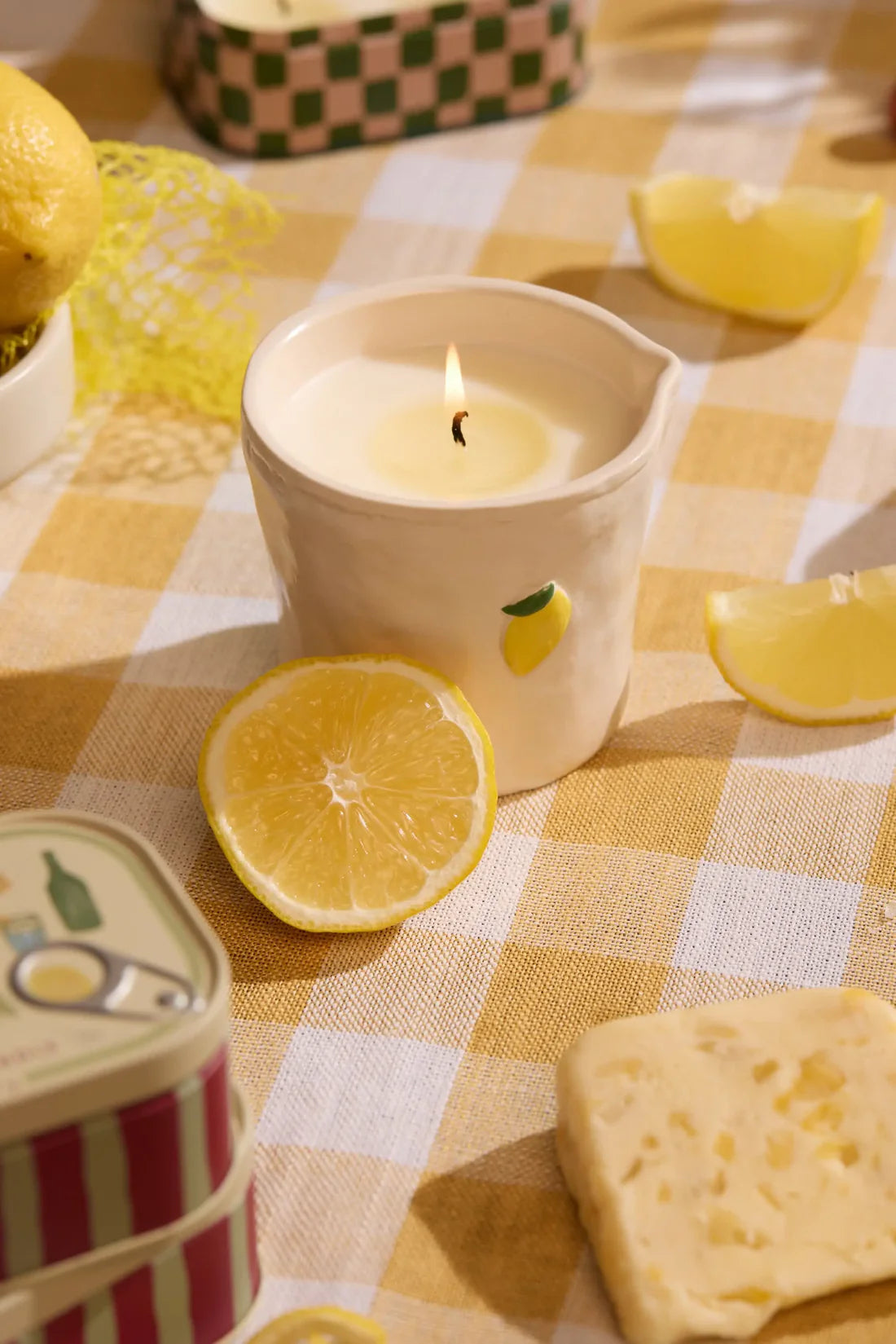 Meyer Lemon Bistro Ceramic Candle 226g