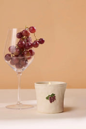 Bordeaux Grape Bistro Ceramic Candle 226g