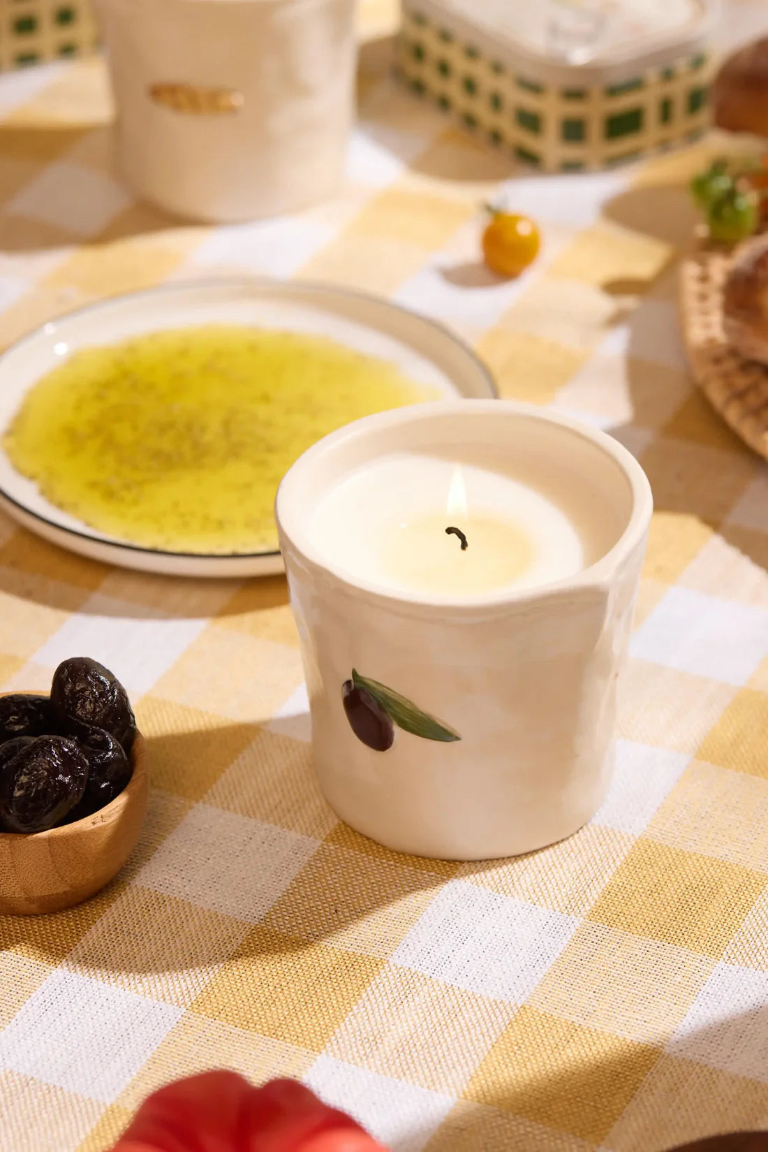 Fig & Olive Bistro Ceramic Candle 226g