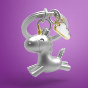 Metalmorphose Unicorn in the Clouds keyring