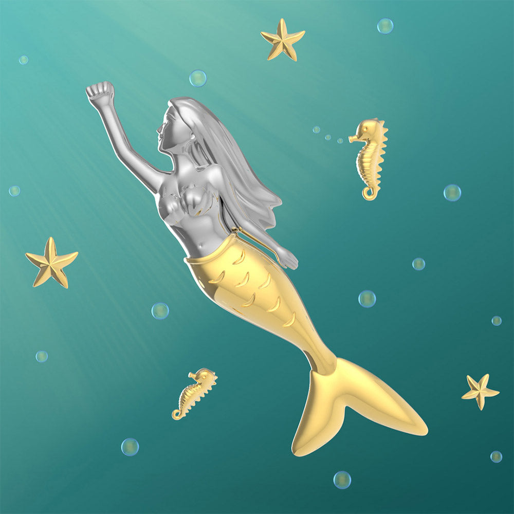 Metalmorphose Mermaid keyring