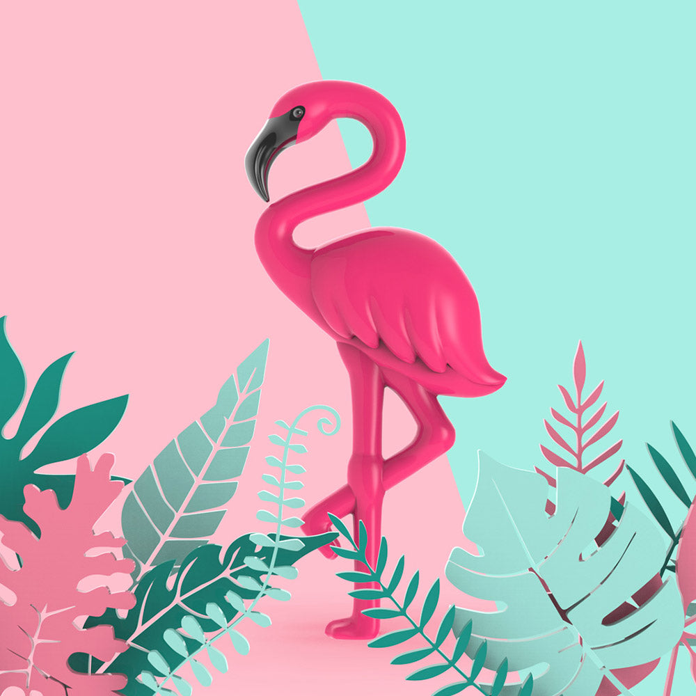 Metalmorphose Flamingo keyring