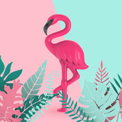 Metalmorphose Flamingo keyring