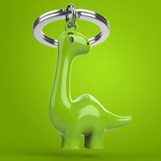 Metalmorphose Green Dinosaur keyring