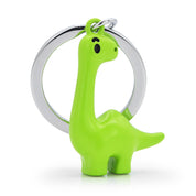 Metalmorphose Green Dinosaur keyring