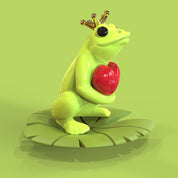 Metalmorphose Frog Prince keyring