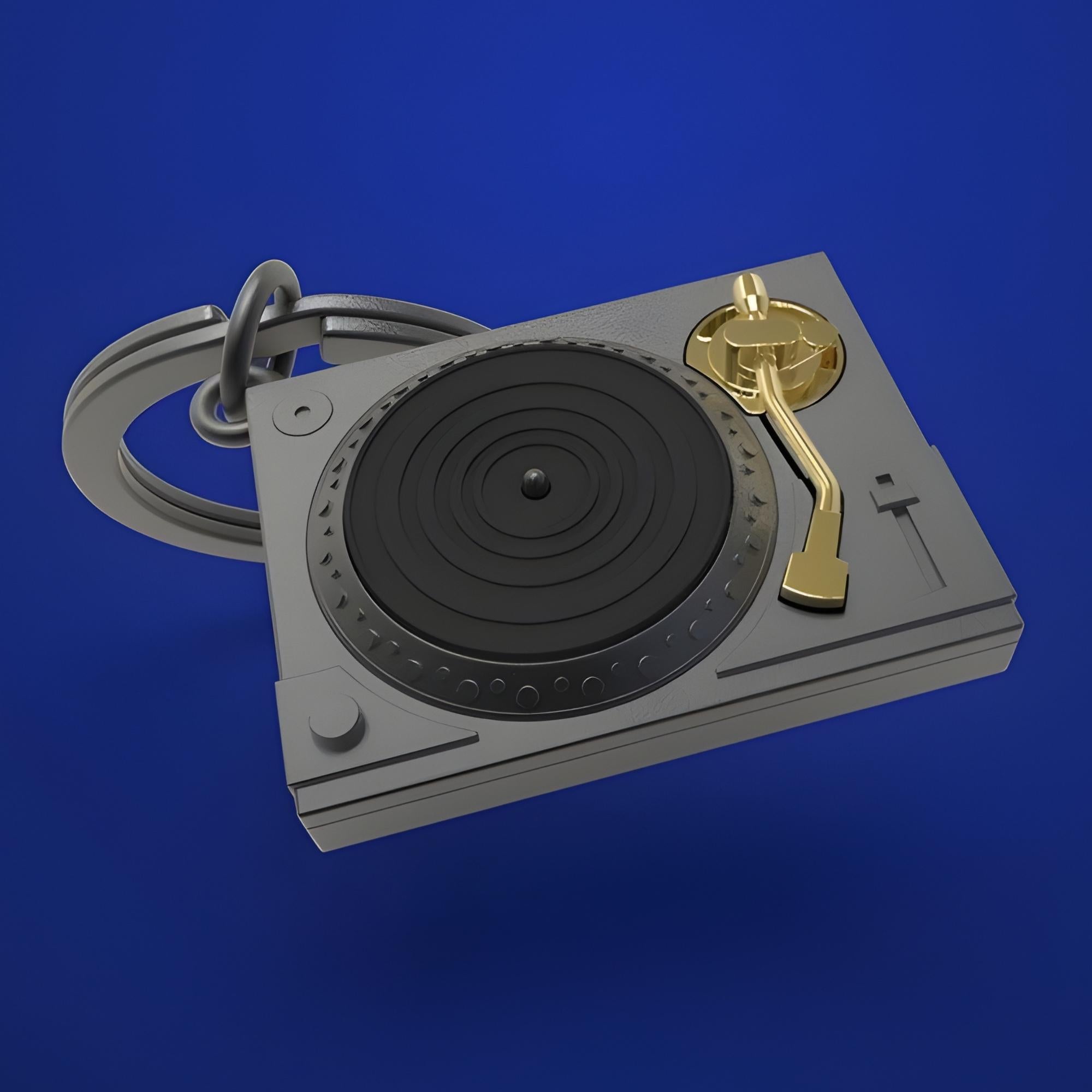 Metalmorphose Turntable keyring
