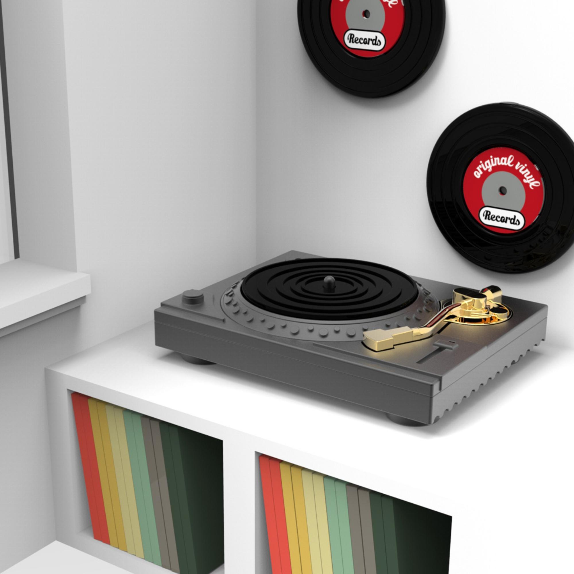 Metalmorphose Turntable keyring