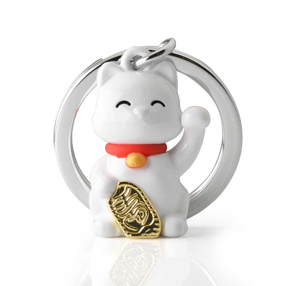 Metalmorphose Lucky Cat keyring