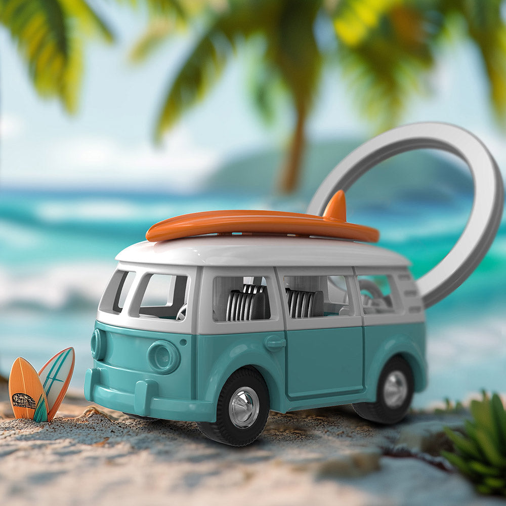 Metalmorphose Surfer Van keyring