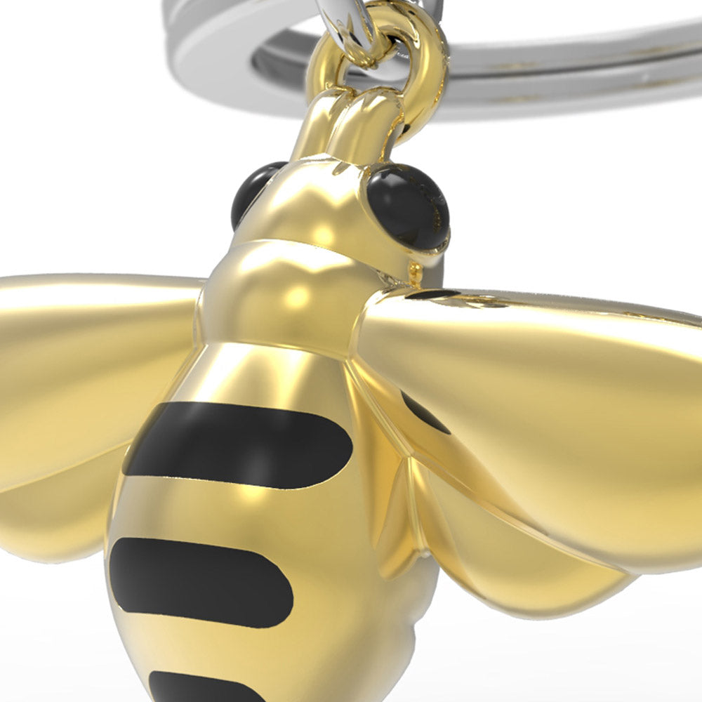 Metalmorphose Honey & Bee keyring