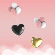 Metalmorphose Love Heart Puzzle keyring
