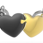 Metalmorphose Love Heart Puzzle keyring