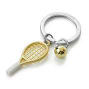 Metalmorphose Tennis Racquet & Ball keyring