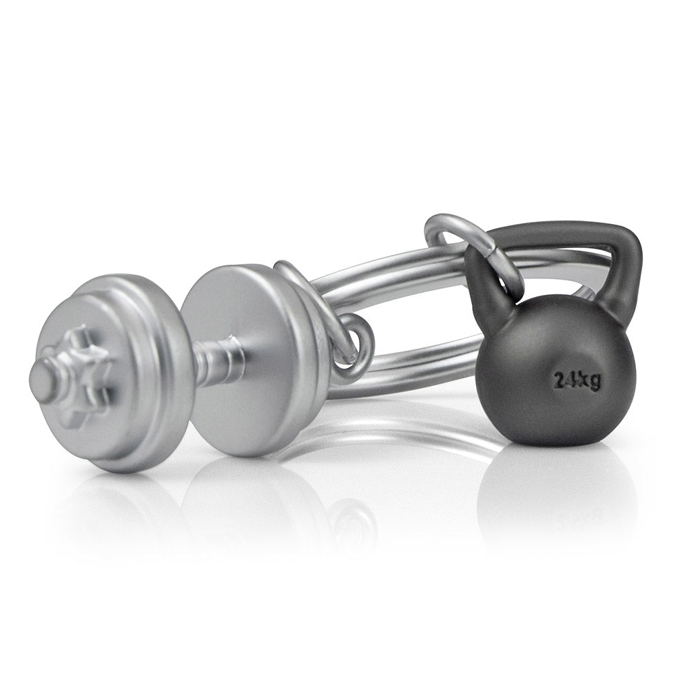 Metalmorphose Dumbbell keyring