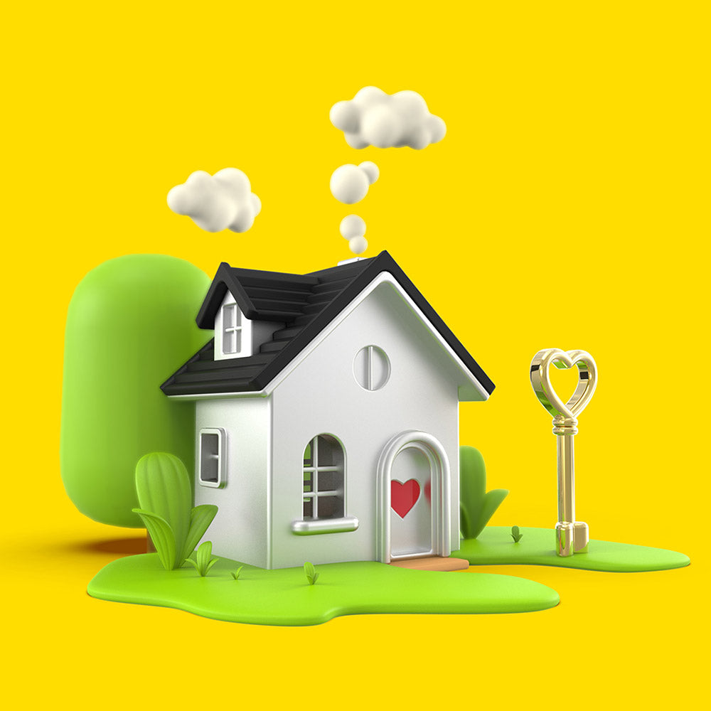 Metalmorphose Home Sweet Home keyring