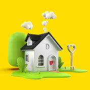Metalmorphose Home Sweet Home keyring