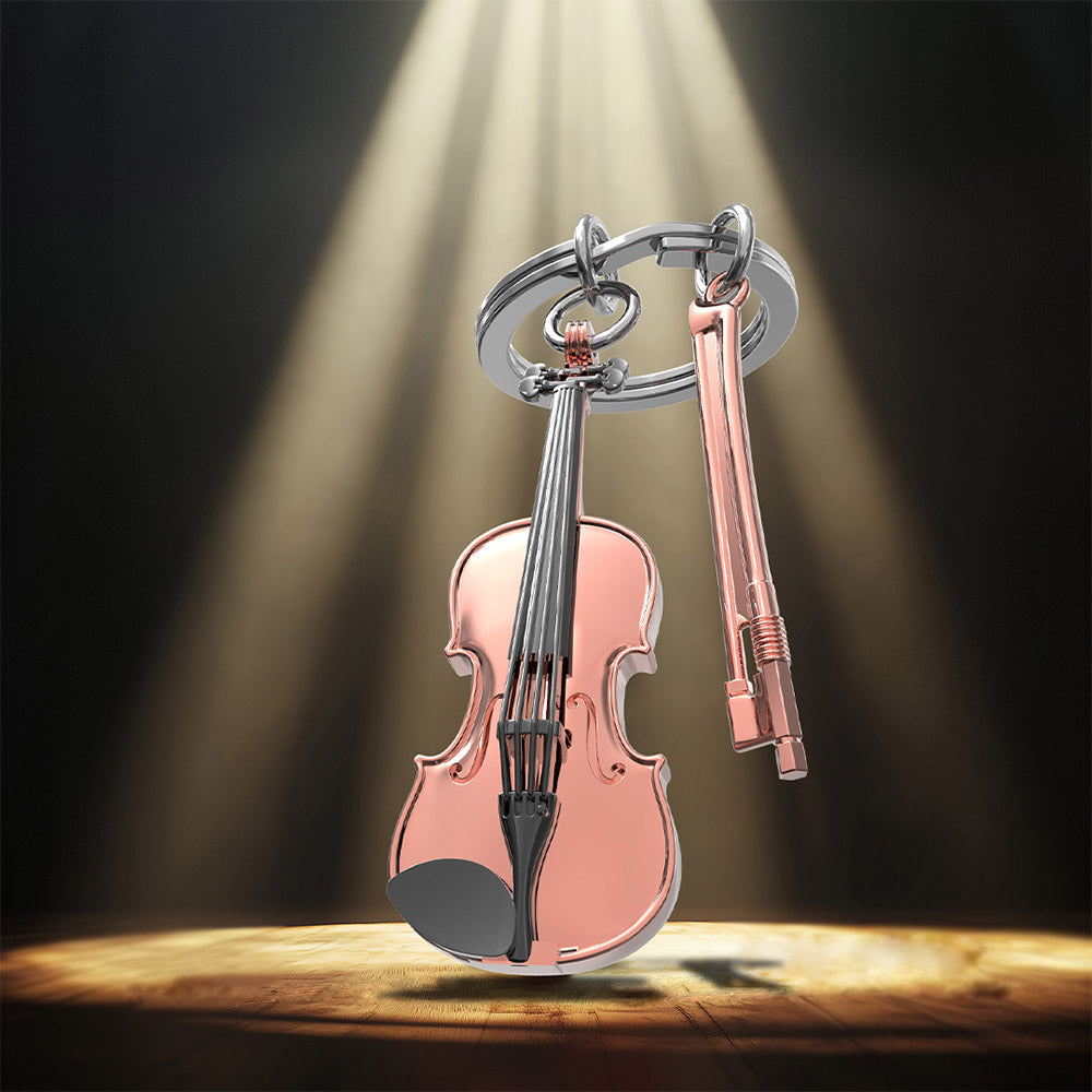 Metalmorphose Violin keyring