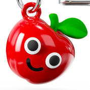 Metalmorphose Apple & Book Teacher keyring