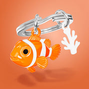 Metalmorphose Clownfish keyring
