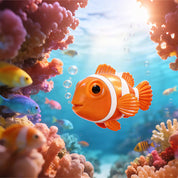 Metalmorphose Clownfish keyring