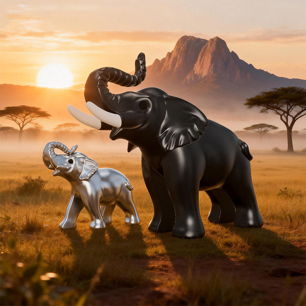 Metalmorphose Elephant keyring