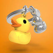 Metalmorphose Duck Yellow keyring