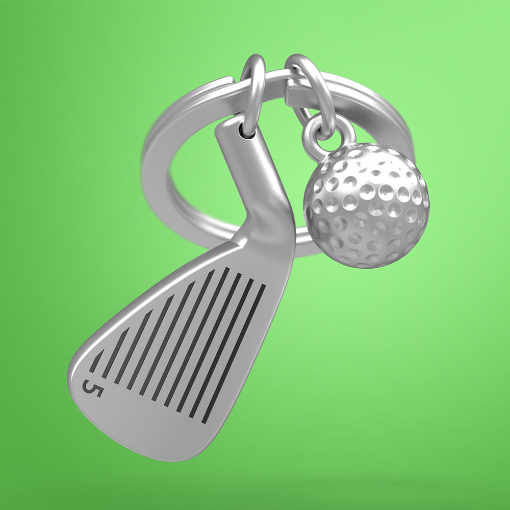 Metalmorphose Golf Club & Ball keyring