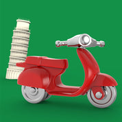 Metalmorphose Red Scooter keyring