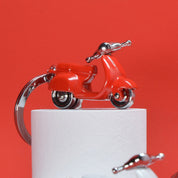 Metalmorphose Red Scooter keyring
