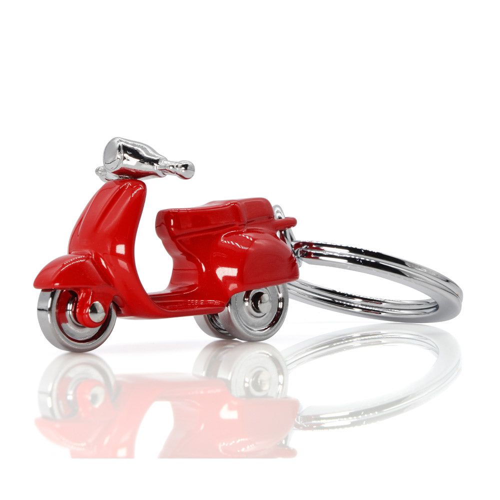 Metalmorphose Red Scooter keyring