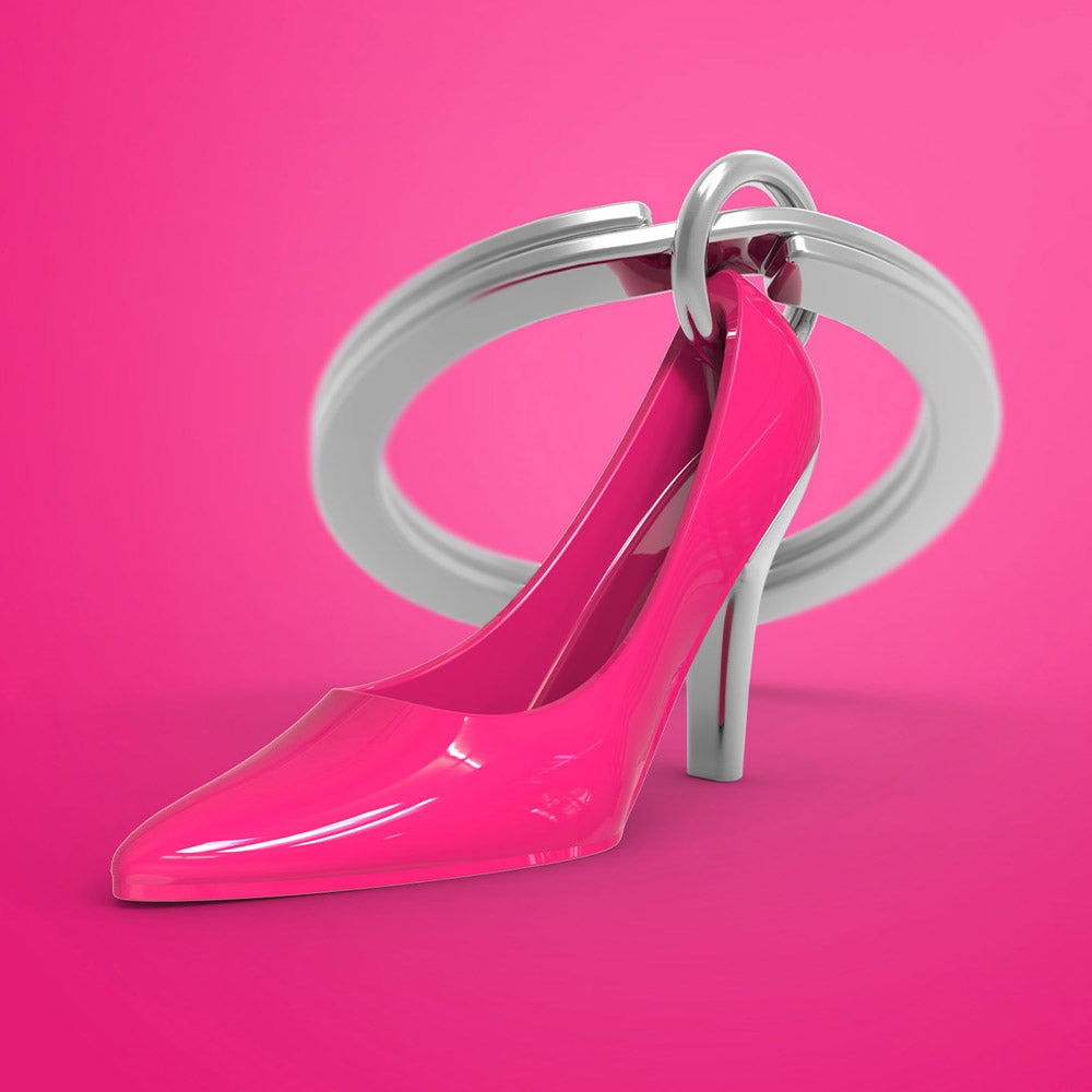 Metalmorphose Pink Shoe keyring