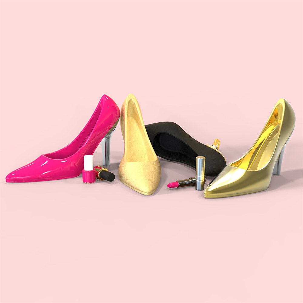 Metalmorphose Pink Shoe keyring