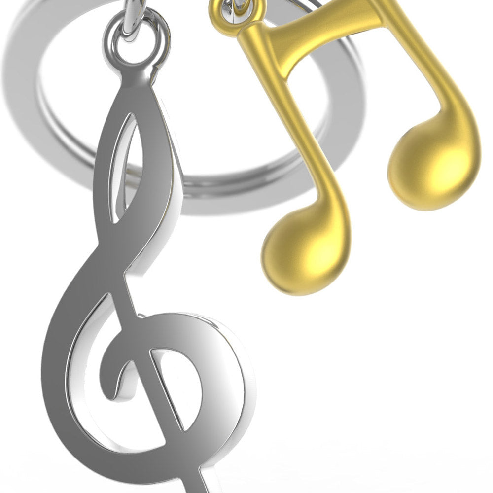 Metalmorphose Musical Notes keyring