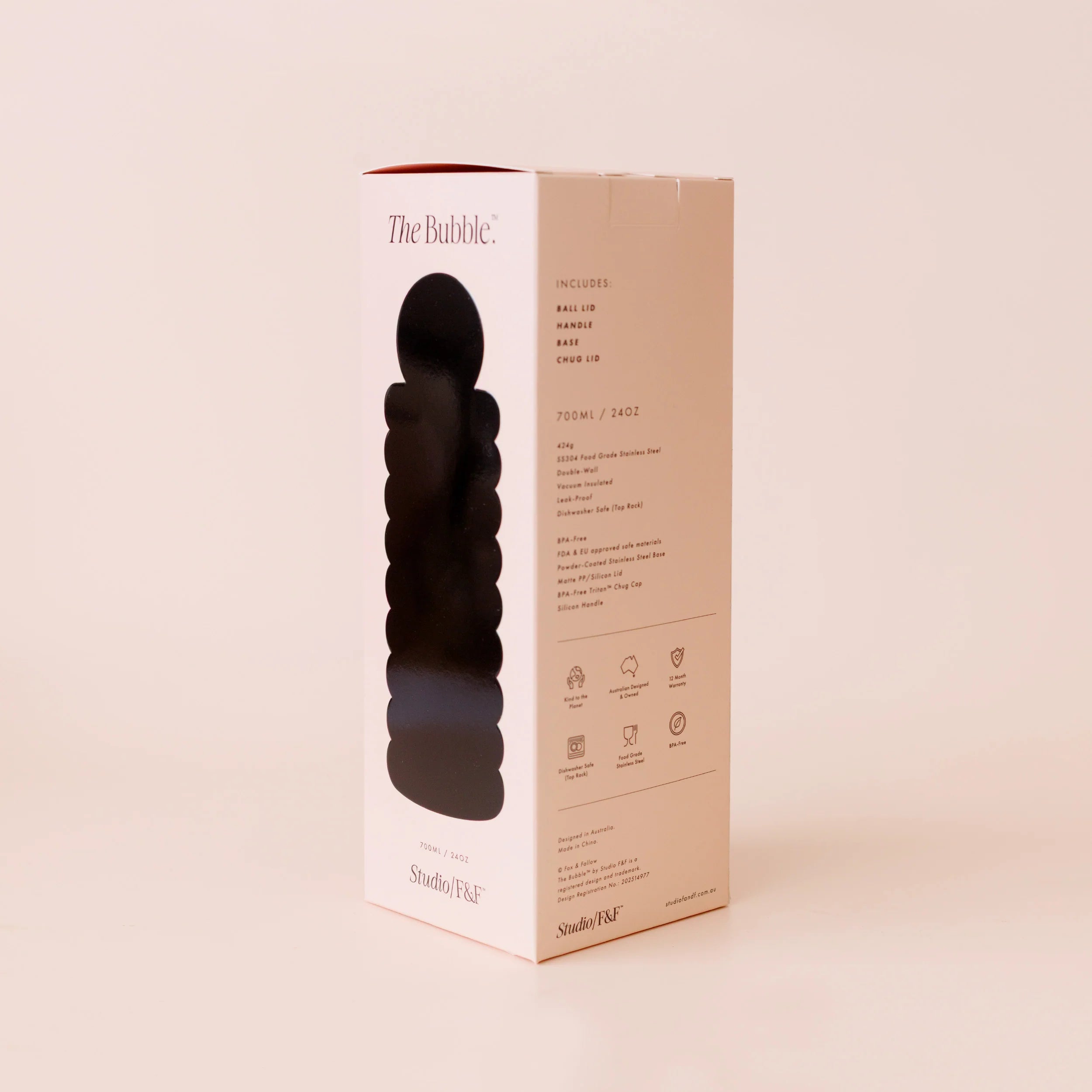 The Bubble - Blush - Reusable Water Bottle 700mL