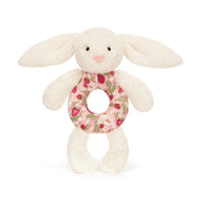 Blossom Cream Bunny Berry Ring Rattle