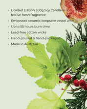 WHITE FIG & CEDAR | 300g Soy Candle