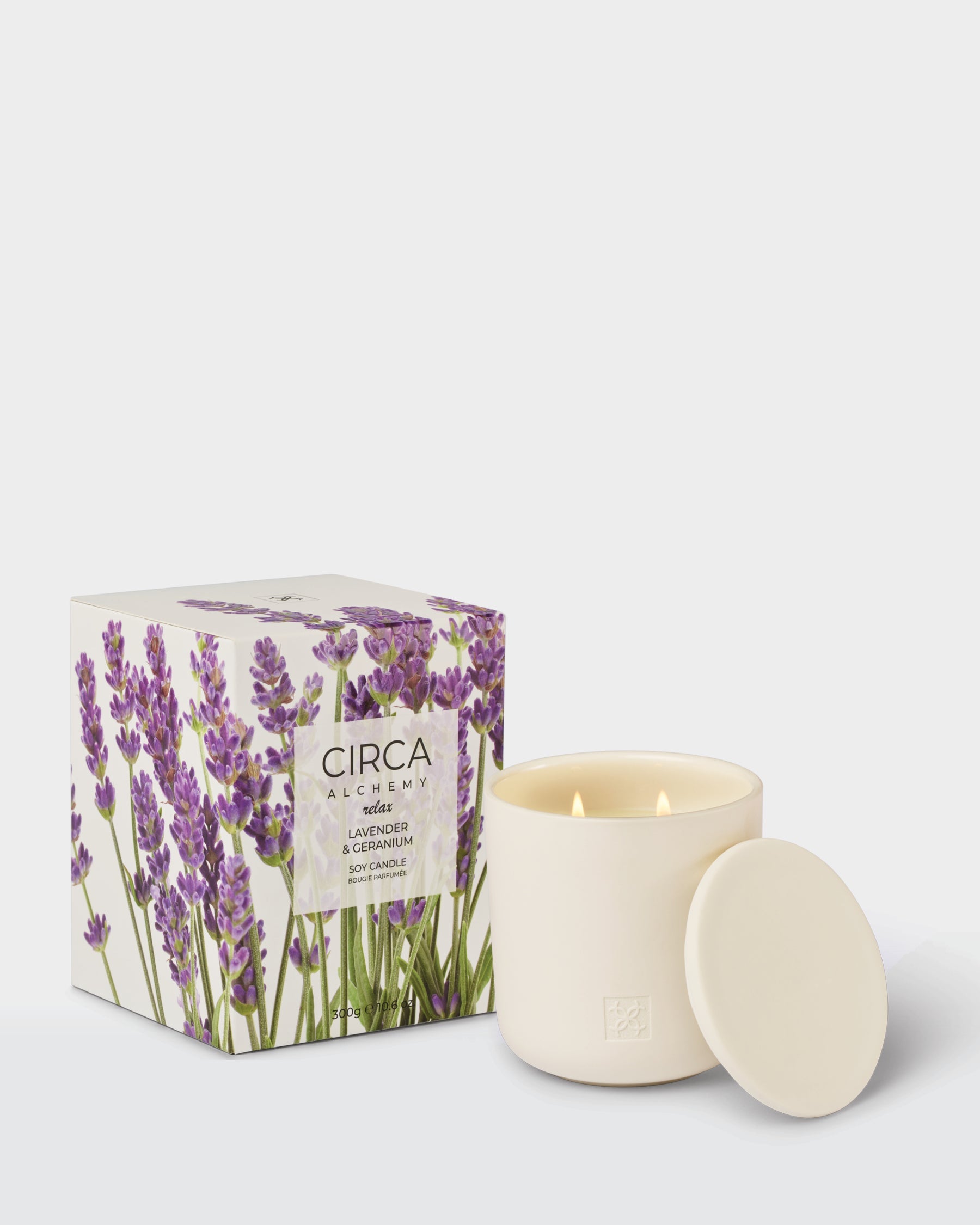 Alchemy Relax Lavender & Geranium 300g Soy Candle