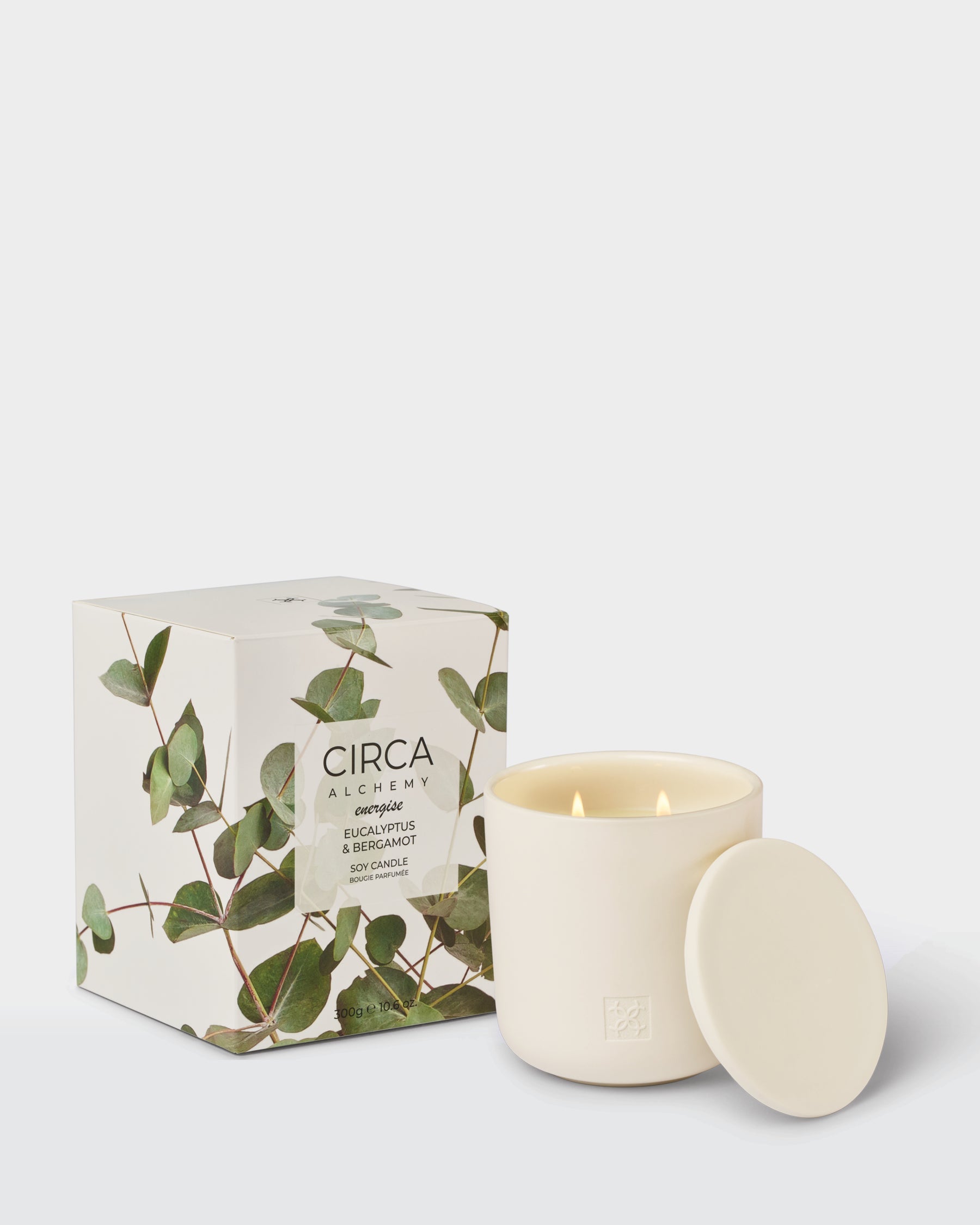 Alchemy Energise Eucalyptus & Bergamot 300g Soy Candle