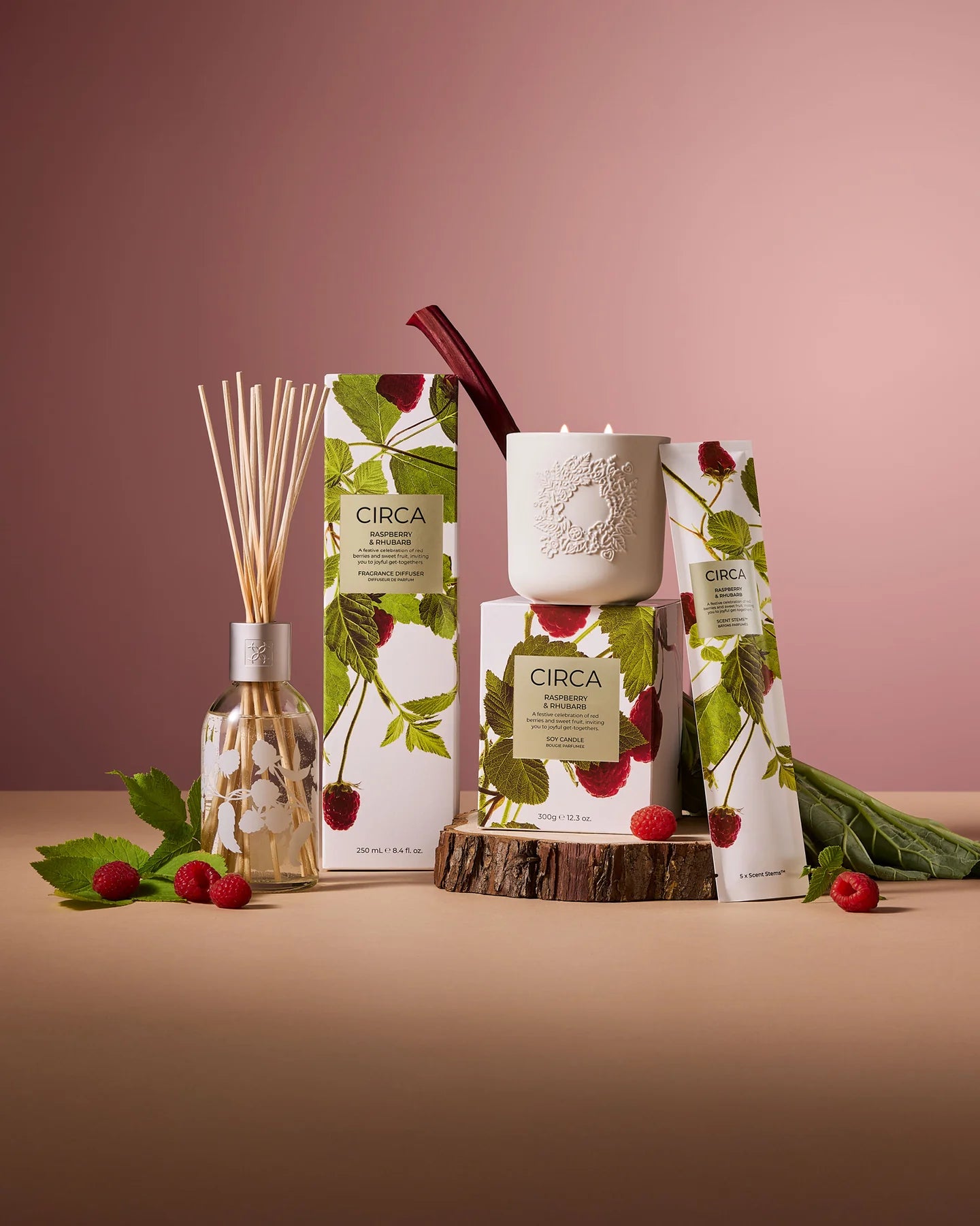 RASPBERRY & RHUBARB | 250mL Fragrance Diffuser